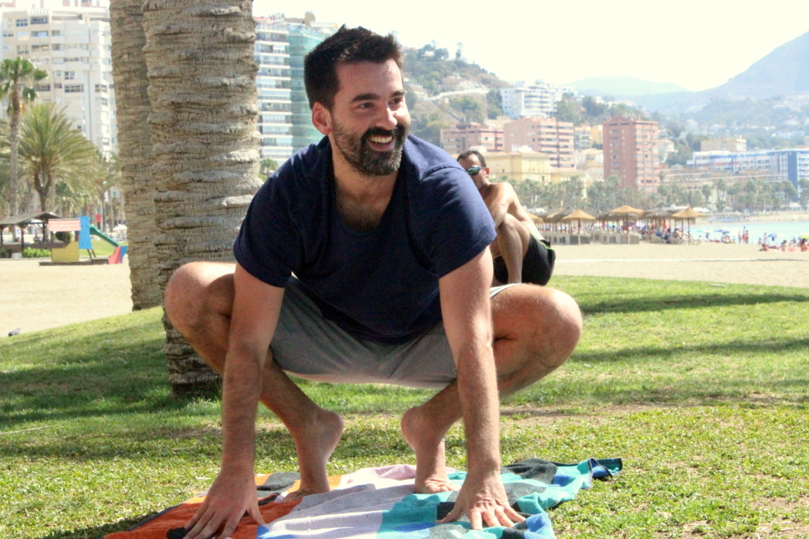 Efecto Yoga Málaga playa 1