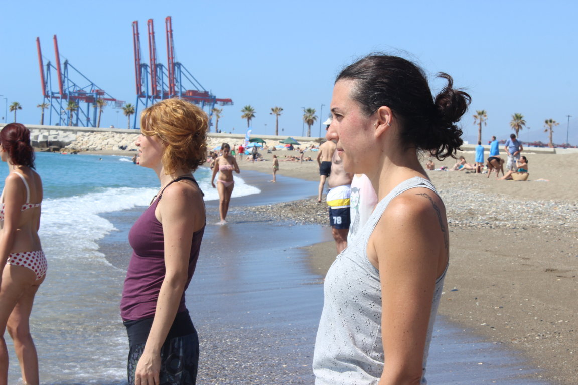 Efecto Yoga Málaga - Yoga en la playa 2015